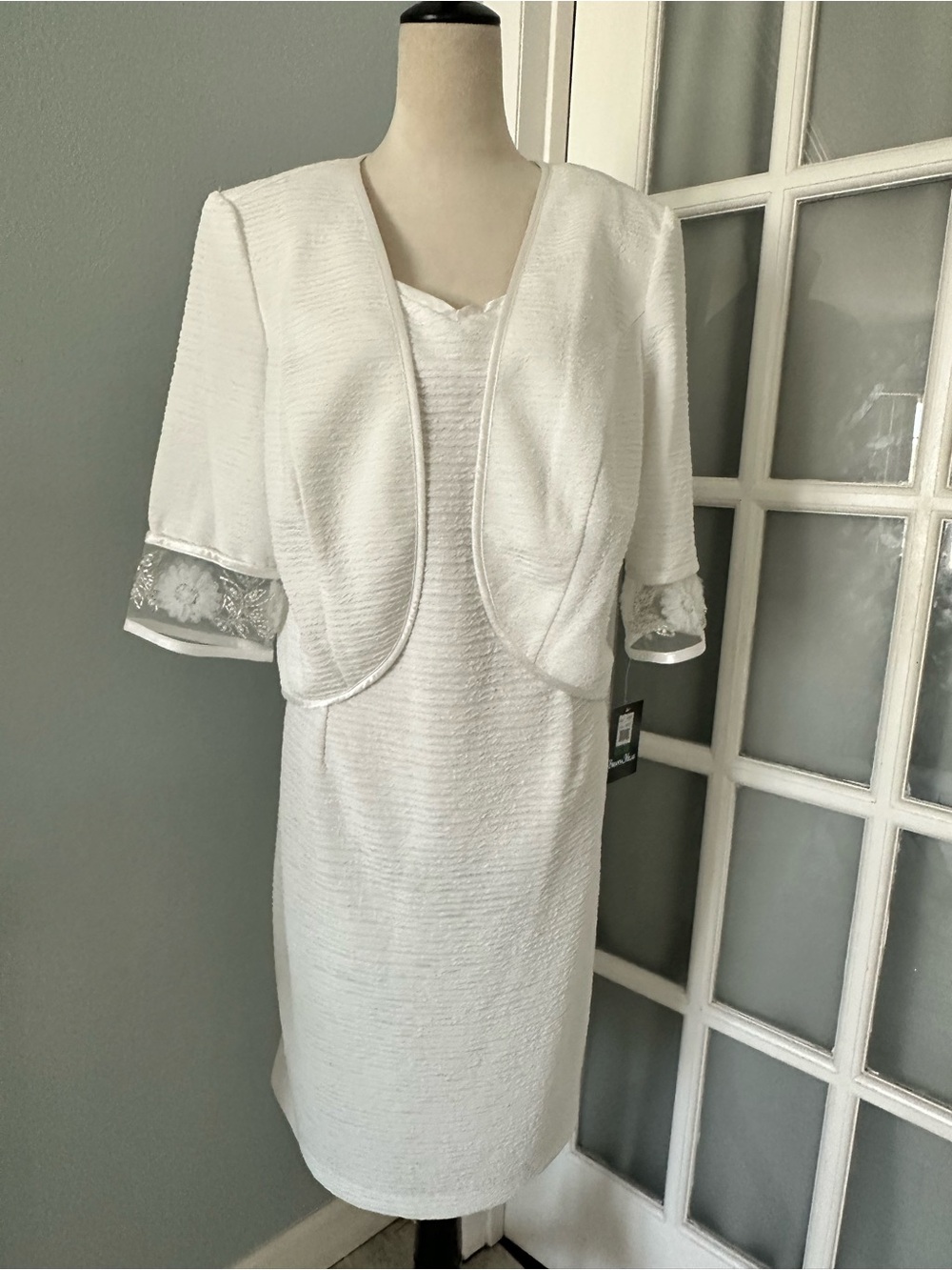 Brianna Milay White Dress (Color: White)